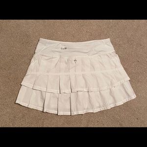 ivivva size 12 white skirt